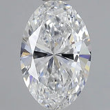 0.91ct Oval Lab Grown Diamond (Colour D, Clarity VS2, IGI Certified)