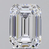 2.05ct Emerald Lab Grown Diamond (Colour E, Clarity VVS1, Cut EX, GIA Certified)