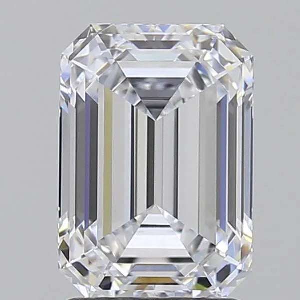 2.05ct Emerald Lab Grown Diamond (Colour E, Clarity VVS1, Cut EX, GIA Certified)