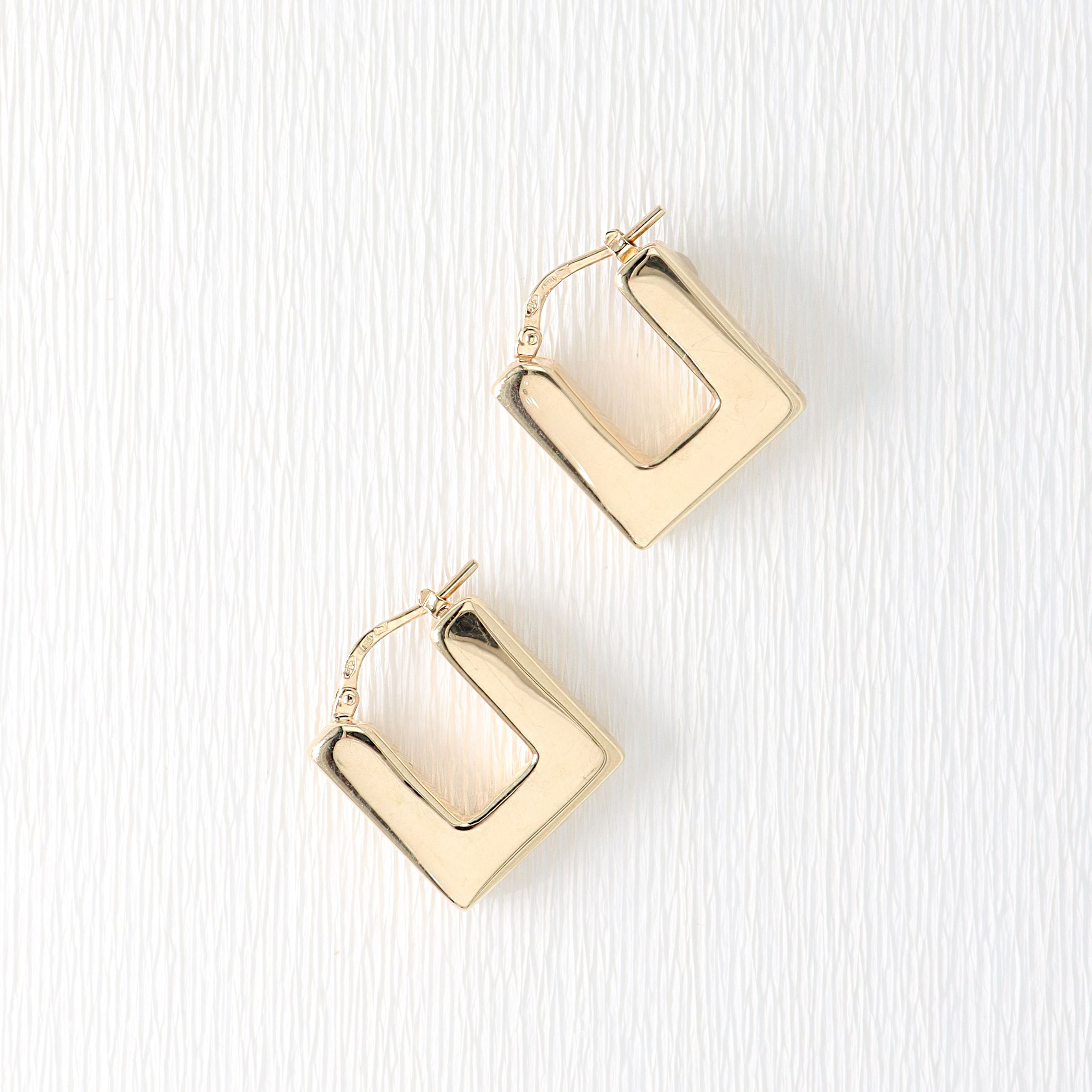 Cercei Square Hoops