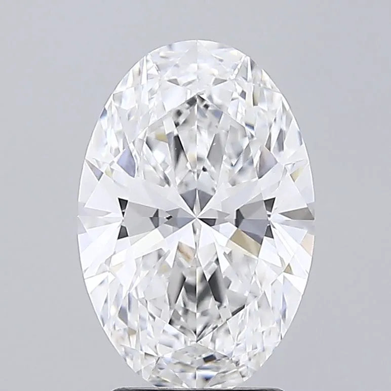 3.15ct Oval Lab Grown Diamond (Colour E, Clarity VVS1, IGI Certified)