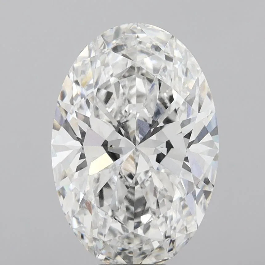 8.08ct Oval Lab Grown Diamond (Colour F, Clarity VVS1, IGI Certified)