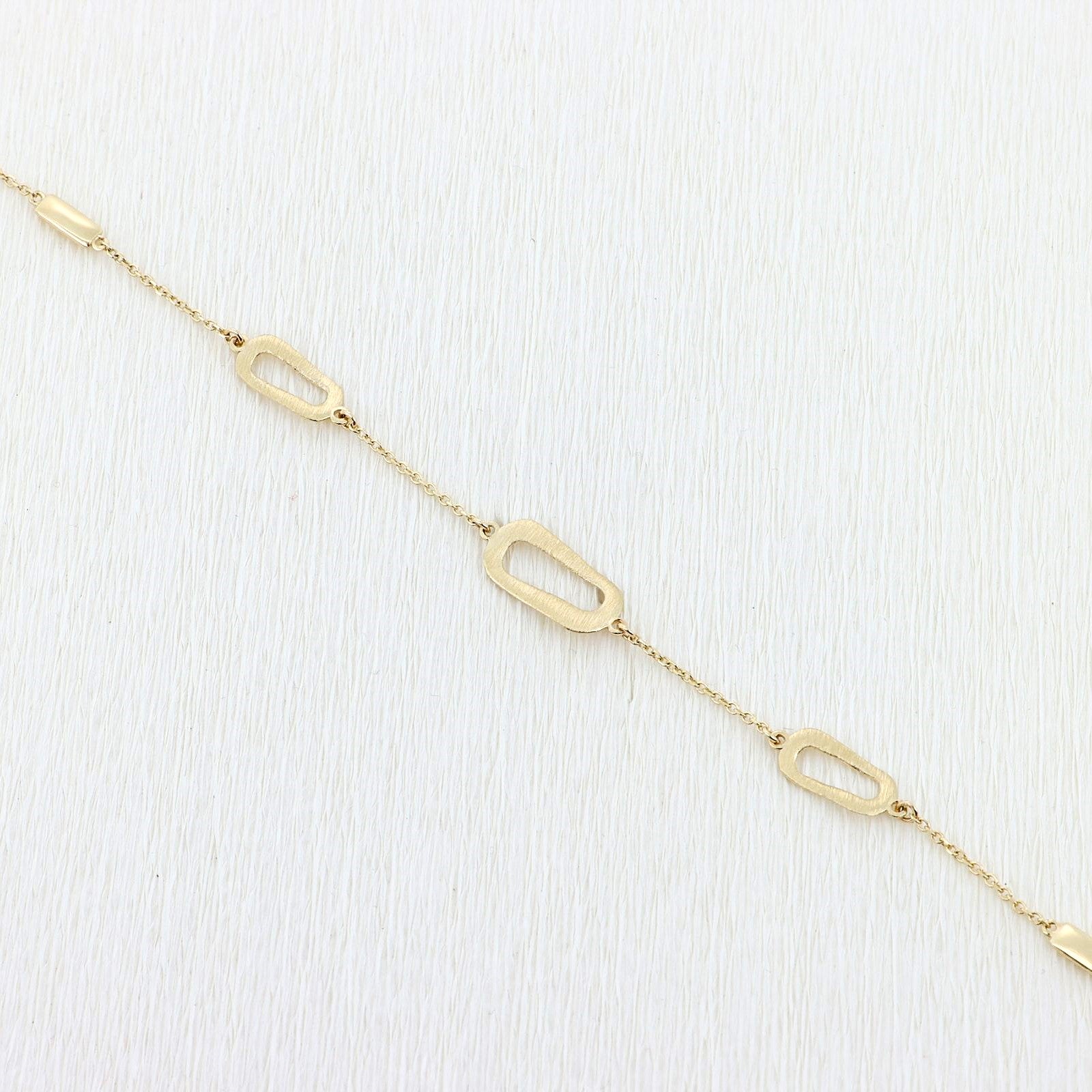 Bratara Aur 14kt Oval