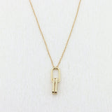 Colier Aur 14kt  Drop Textures