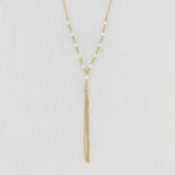 Colier aur Pearl Fringe