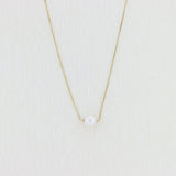 Colier aur Solo Pearl