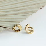 Cercei argint Spiral Hoops