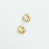 Cercei argint Braided Loop Hoops