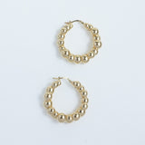 Cercei argint Bold Bubble Hoops