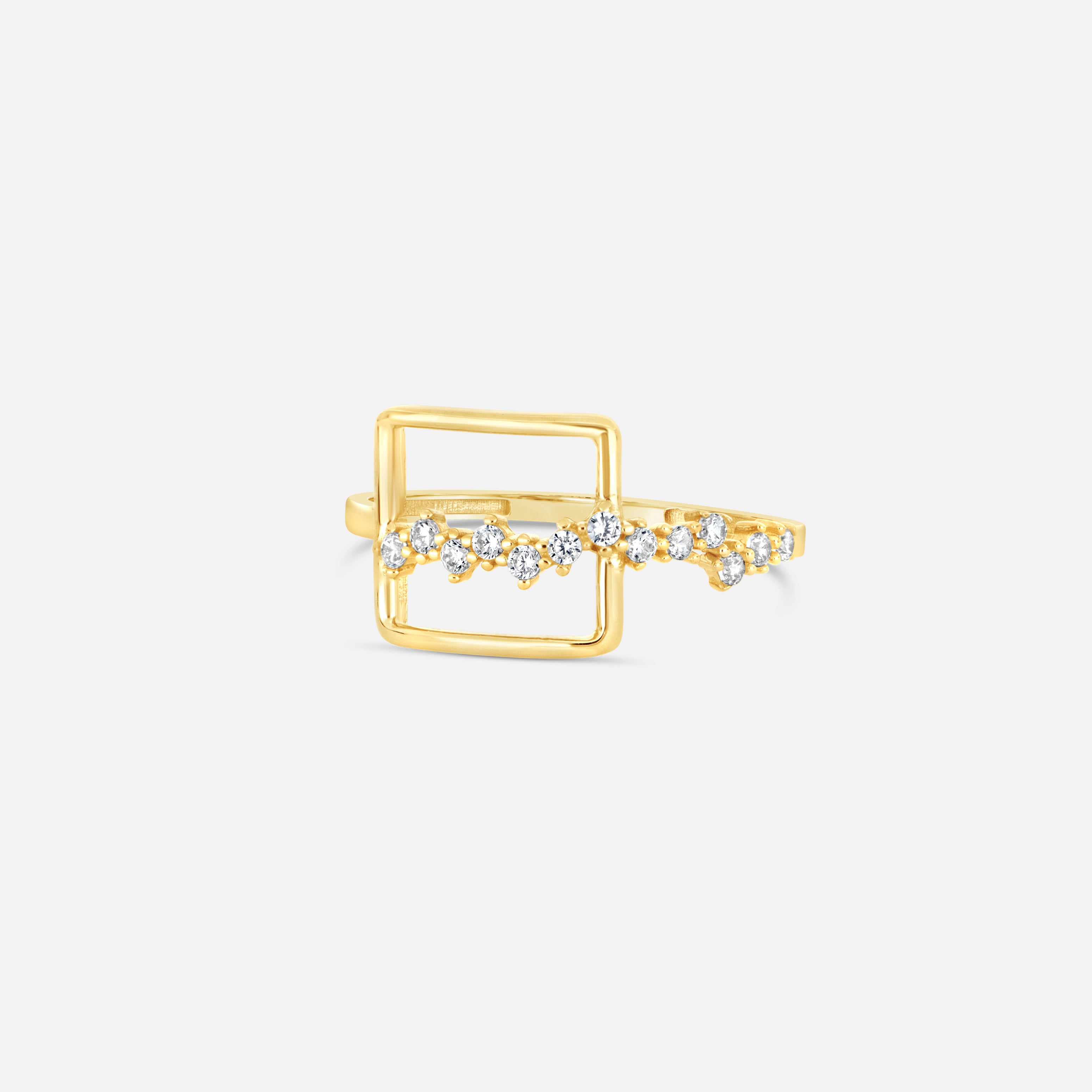Inel Square Sparkle