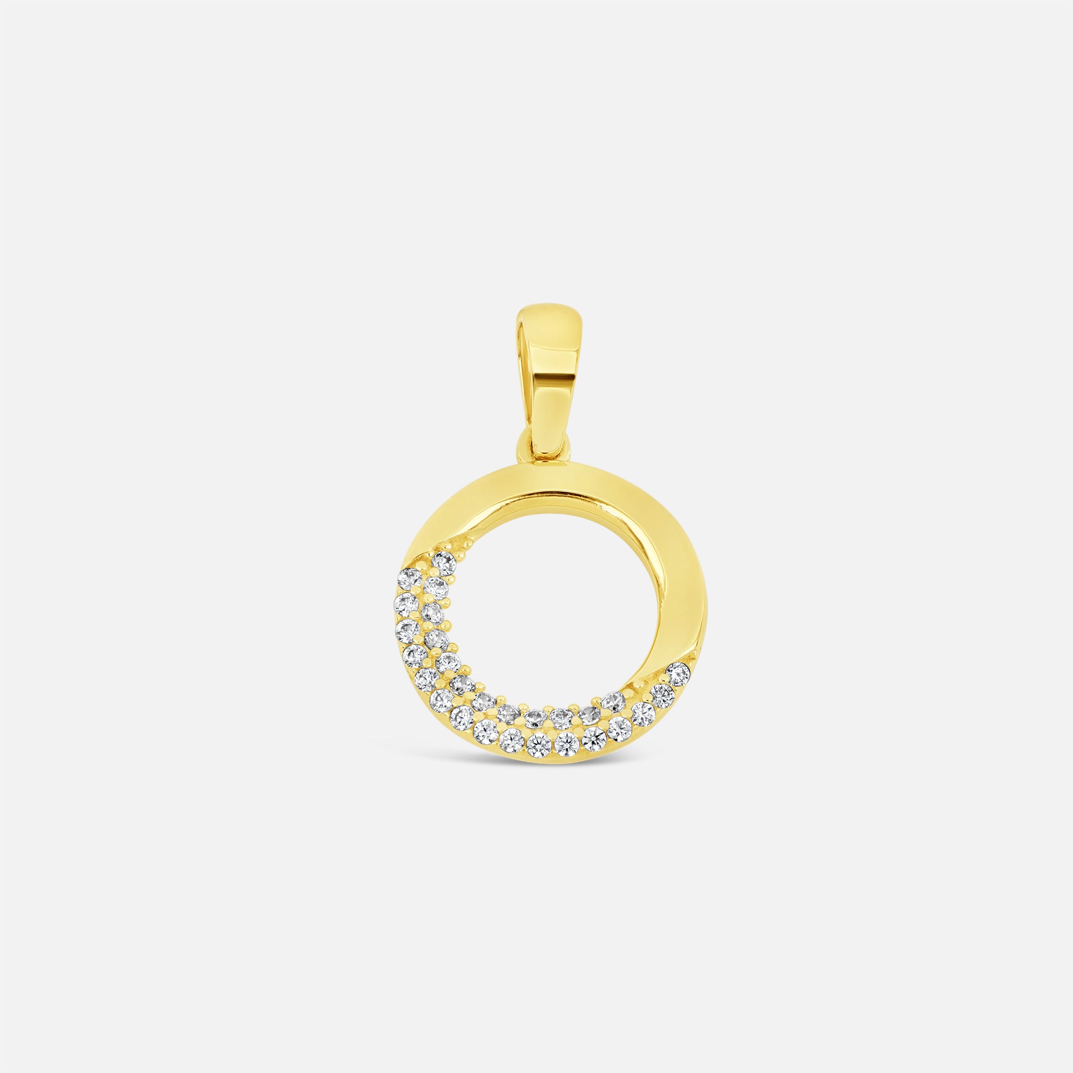 Pandant Circle Pave - IOSA Bijuterii