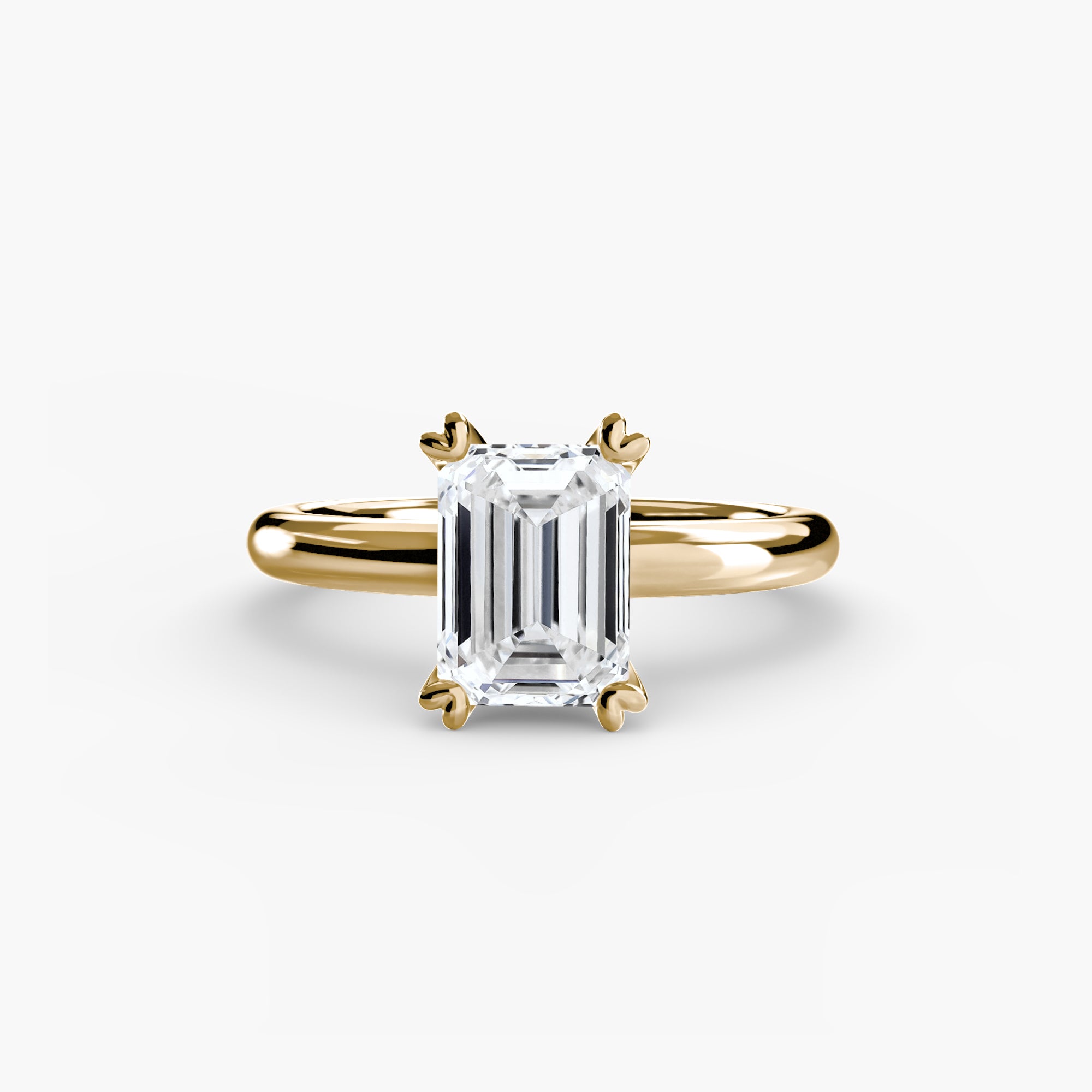 Inel Heart Solitaire