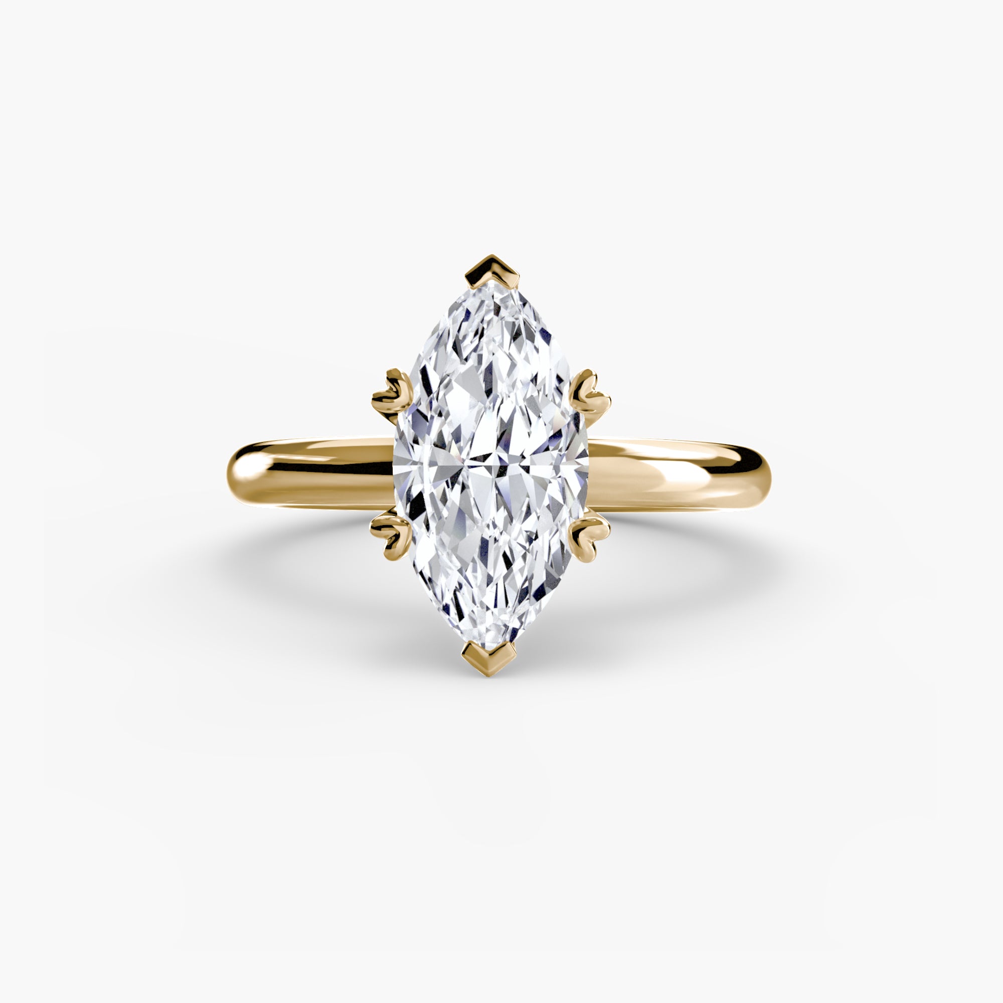 Inel Heart Solitaire