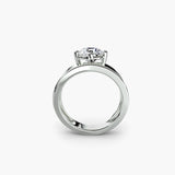 Inel Cigar Band Solitaire