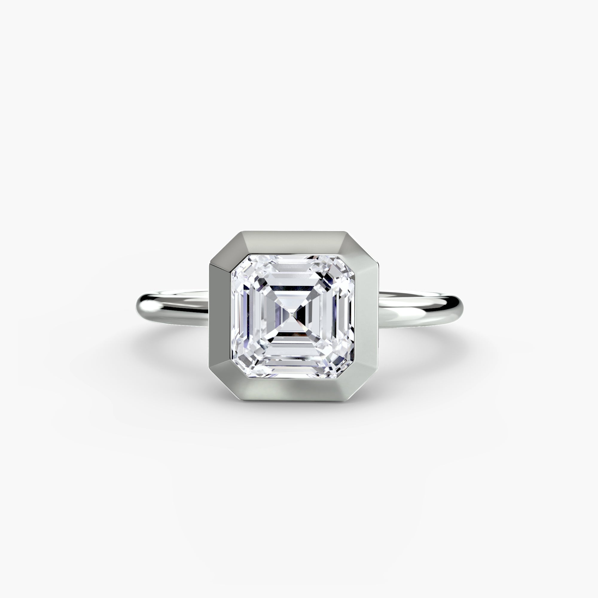 Inel Bezel Solitaire