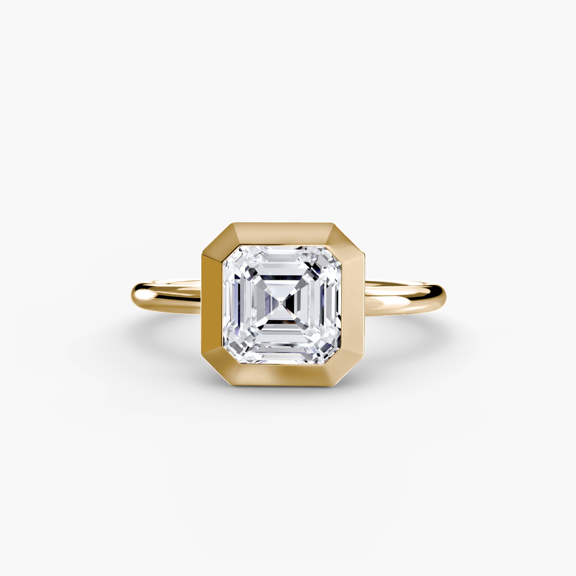 Inel Bezel Solitaire