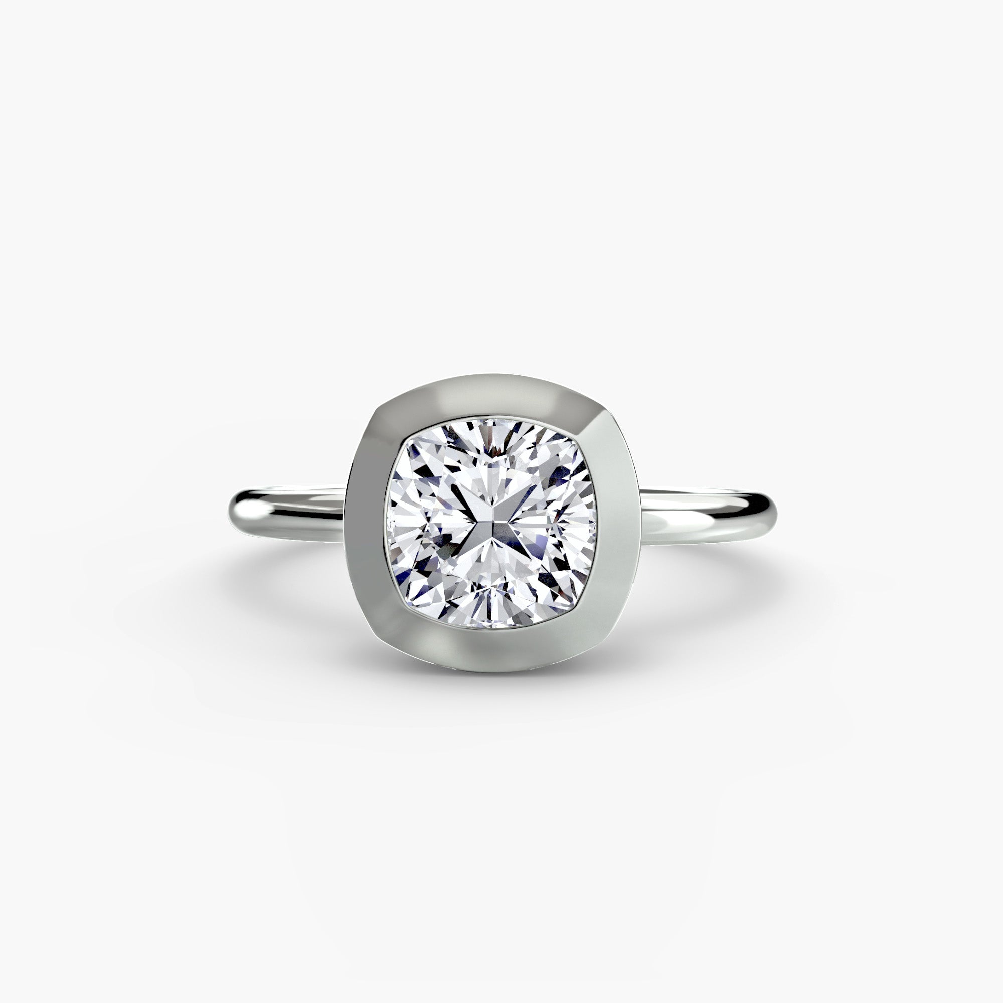 Inel Bezel Solitaire