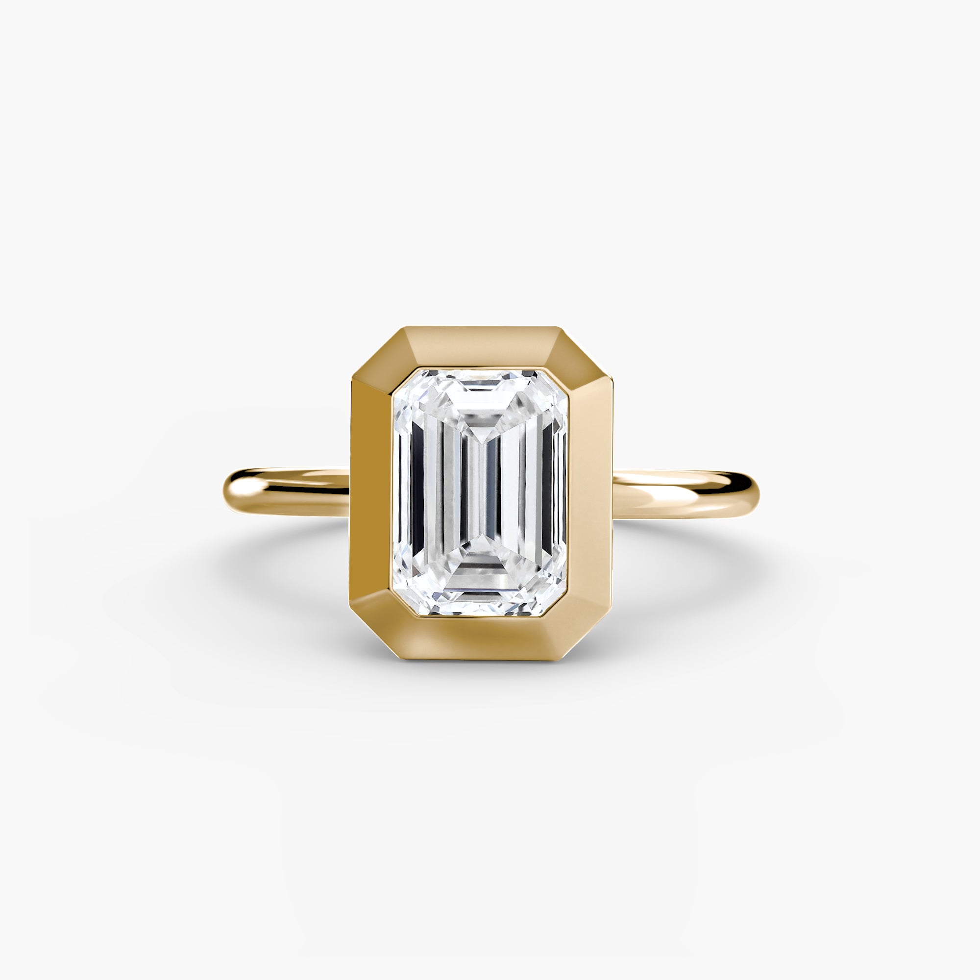 Inel Bezel Solitaire