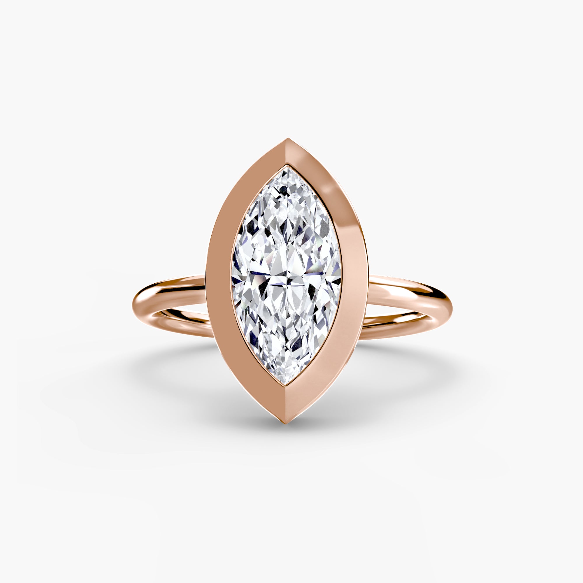 Inel Bezel Solitaire