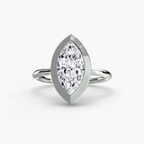 Inel Bezel Solitaire