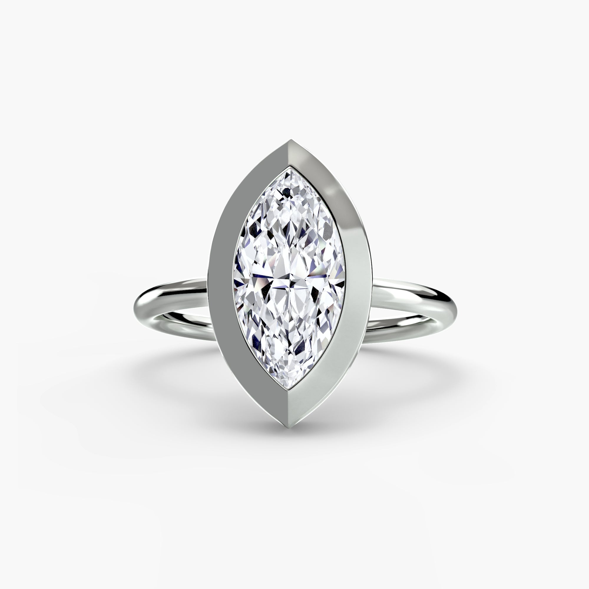 Inel Bezel Solitaire