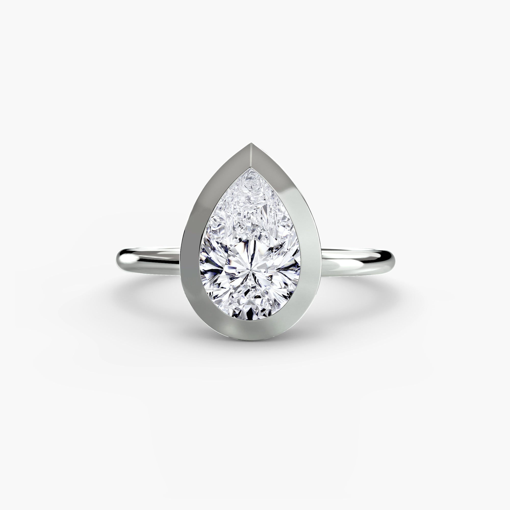 Inel Bezel Solitaire