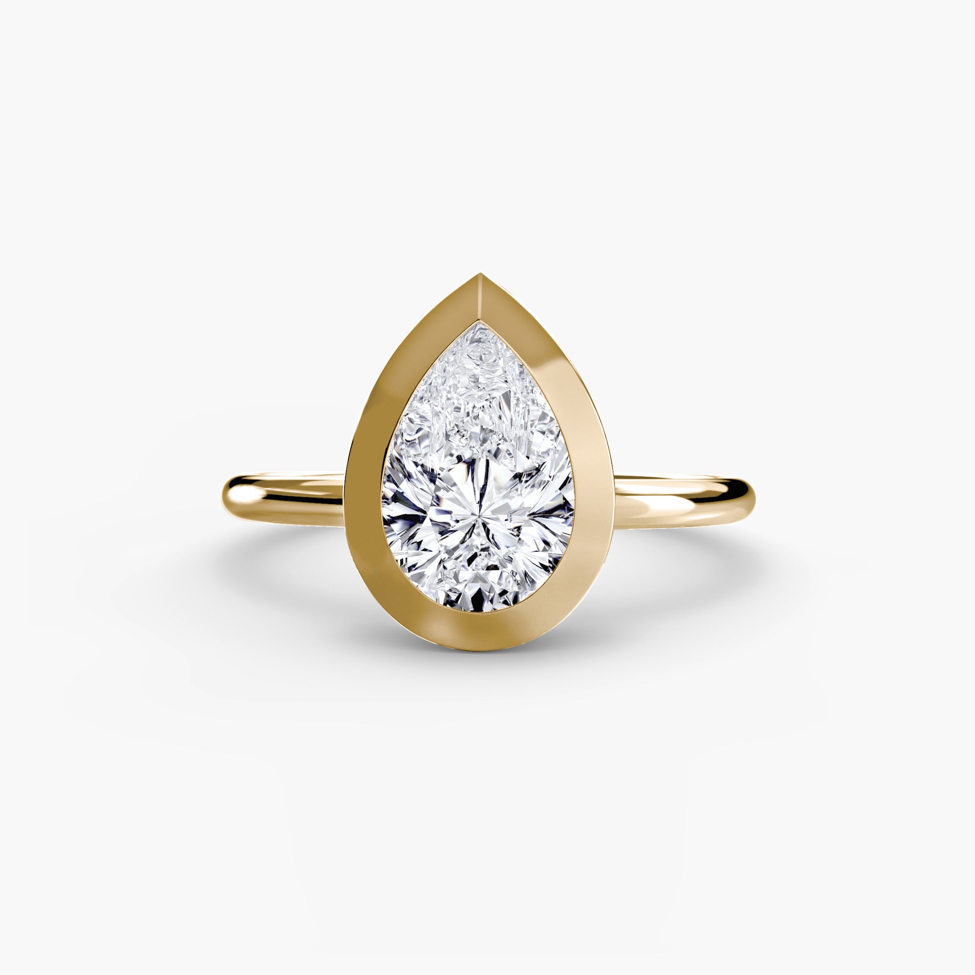 Inel Bezel Solitaire