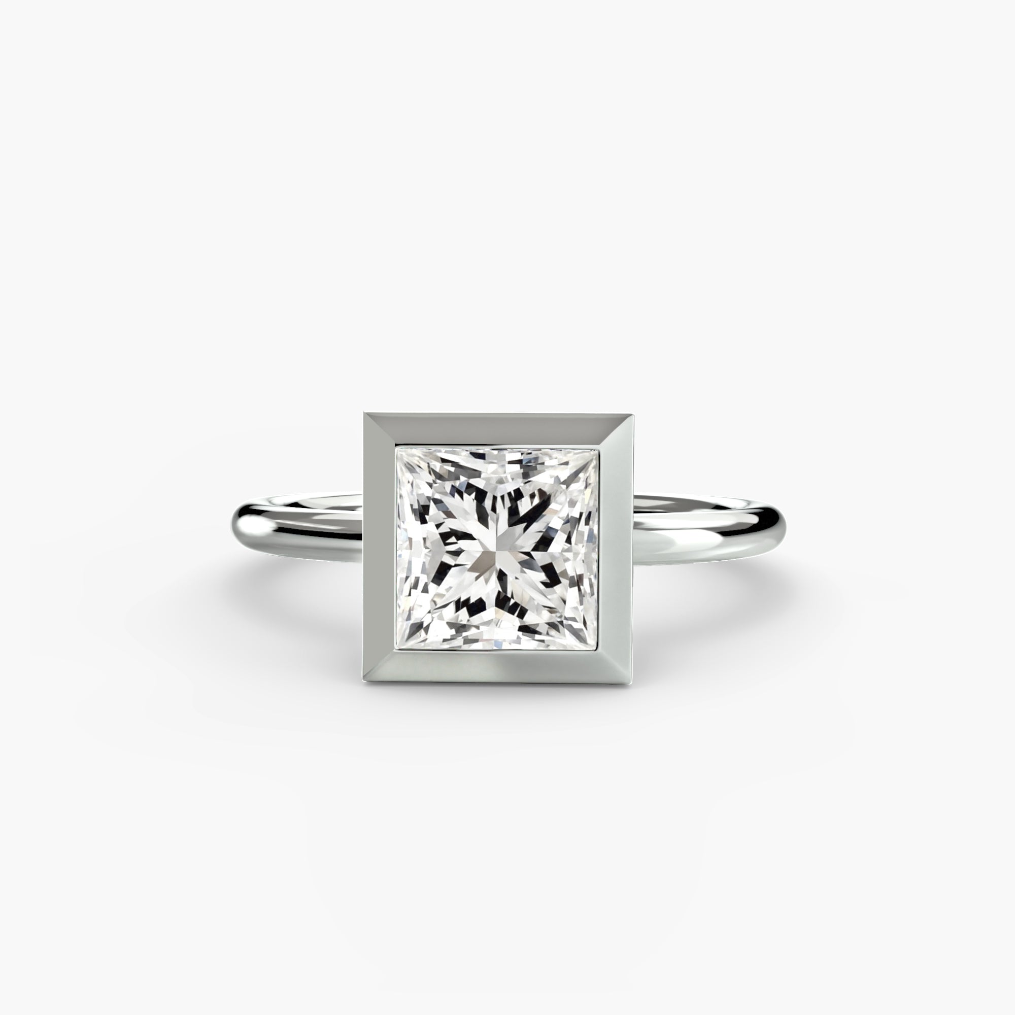 Inel Bezel Solitaire