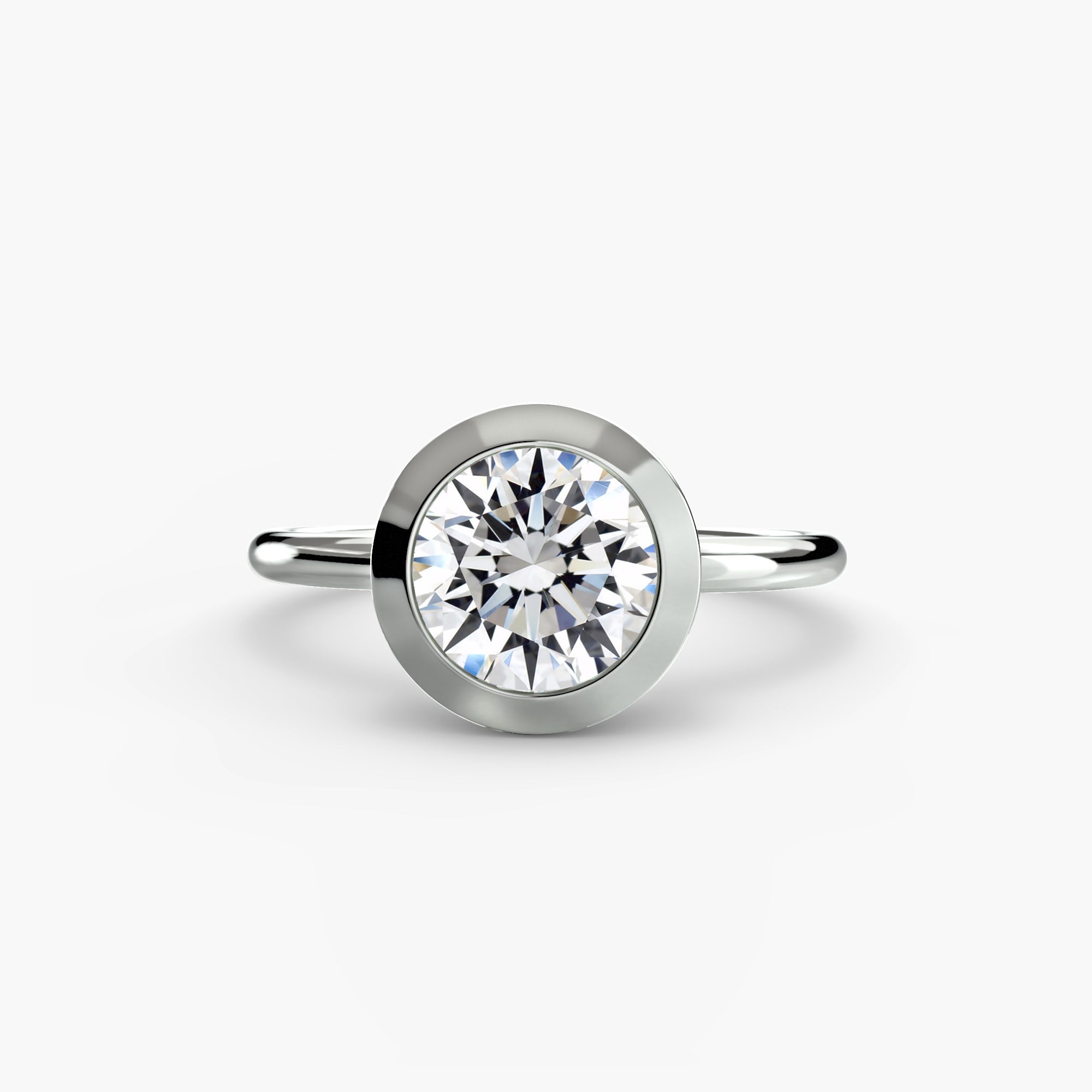 Inel Bezel Solitaire
