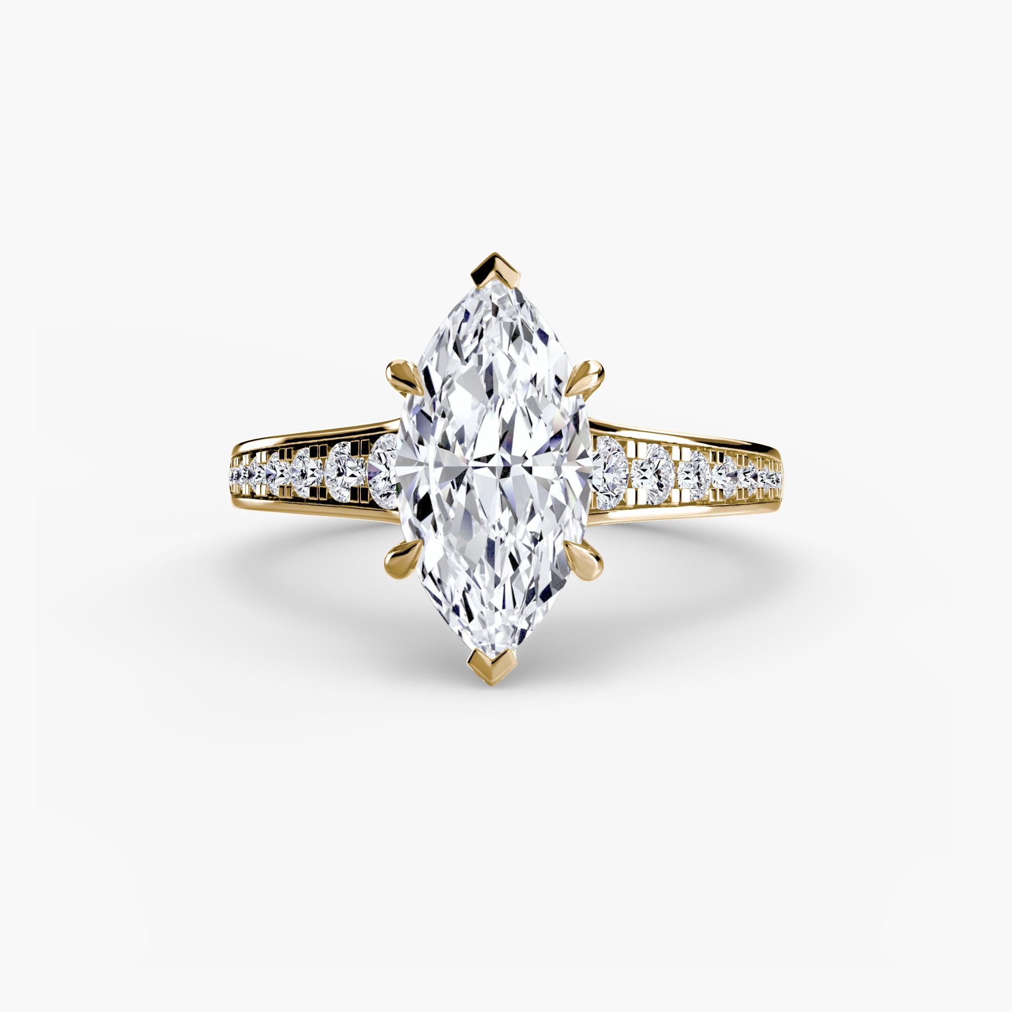 Inel Demi Solitaire