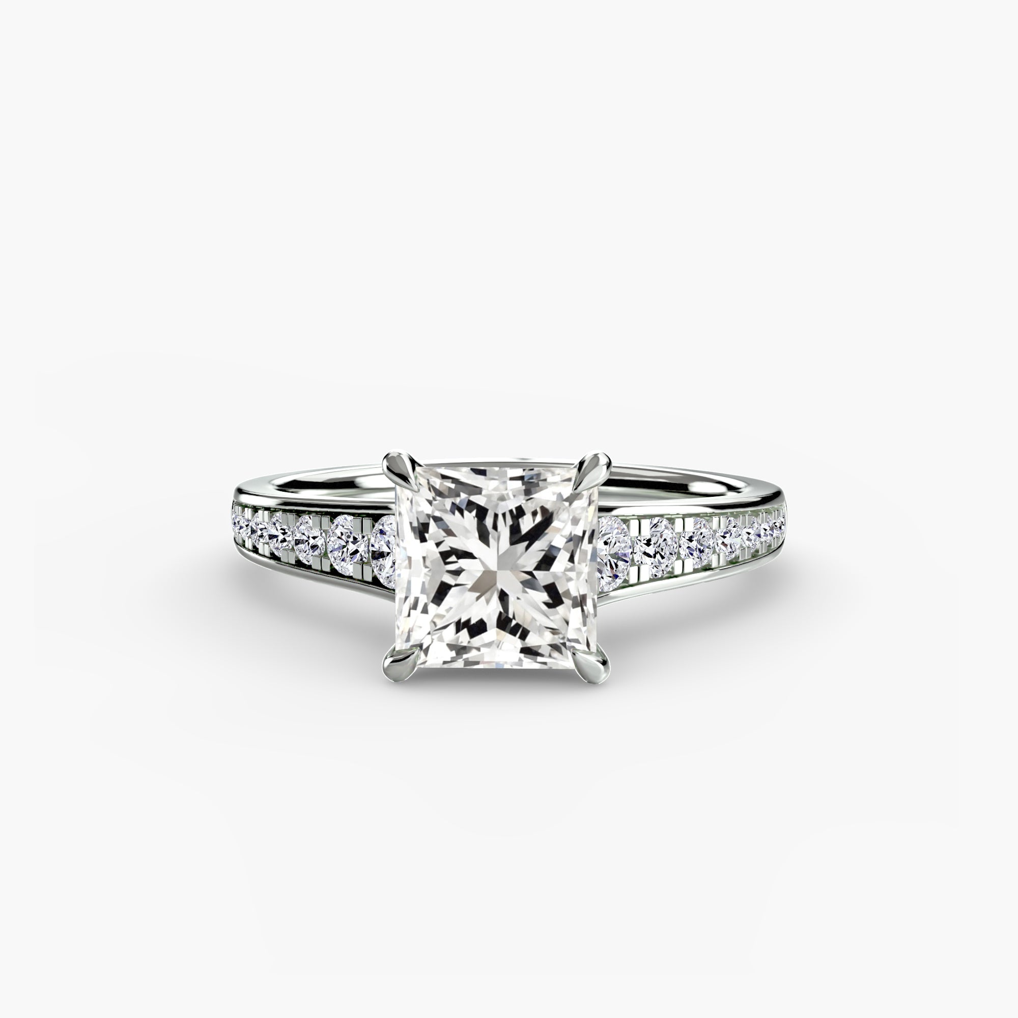 Inel Demi Solitaire