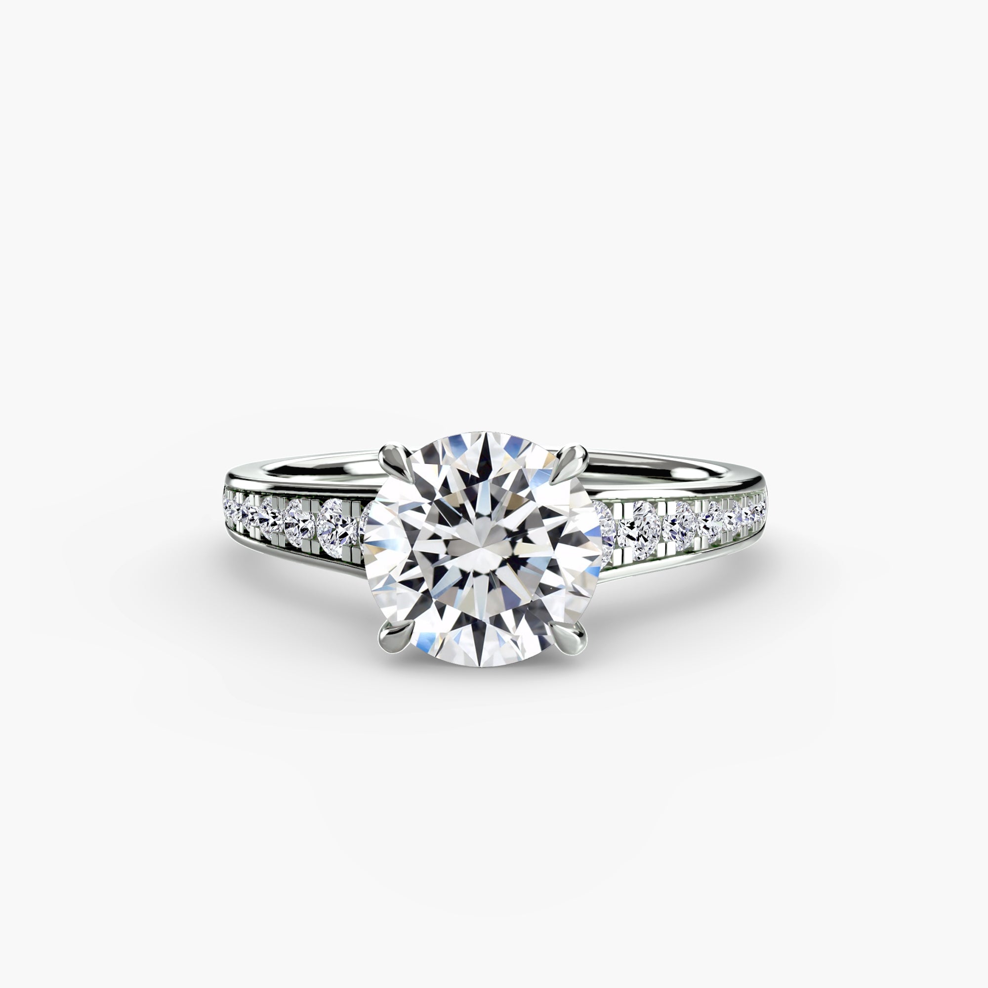 Inel Demi Solitaire