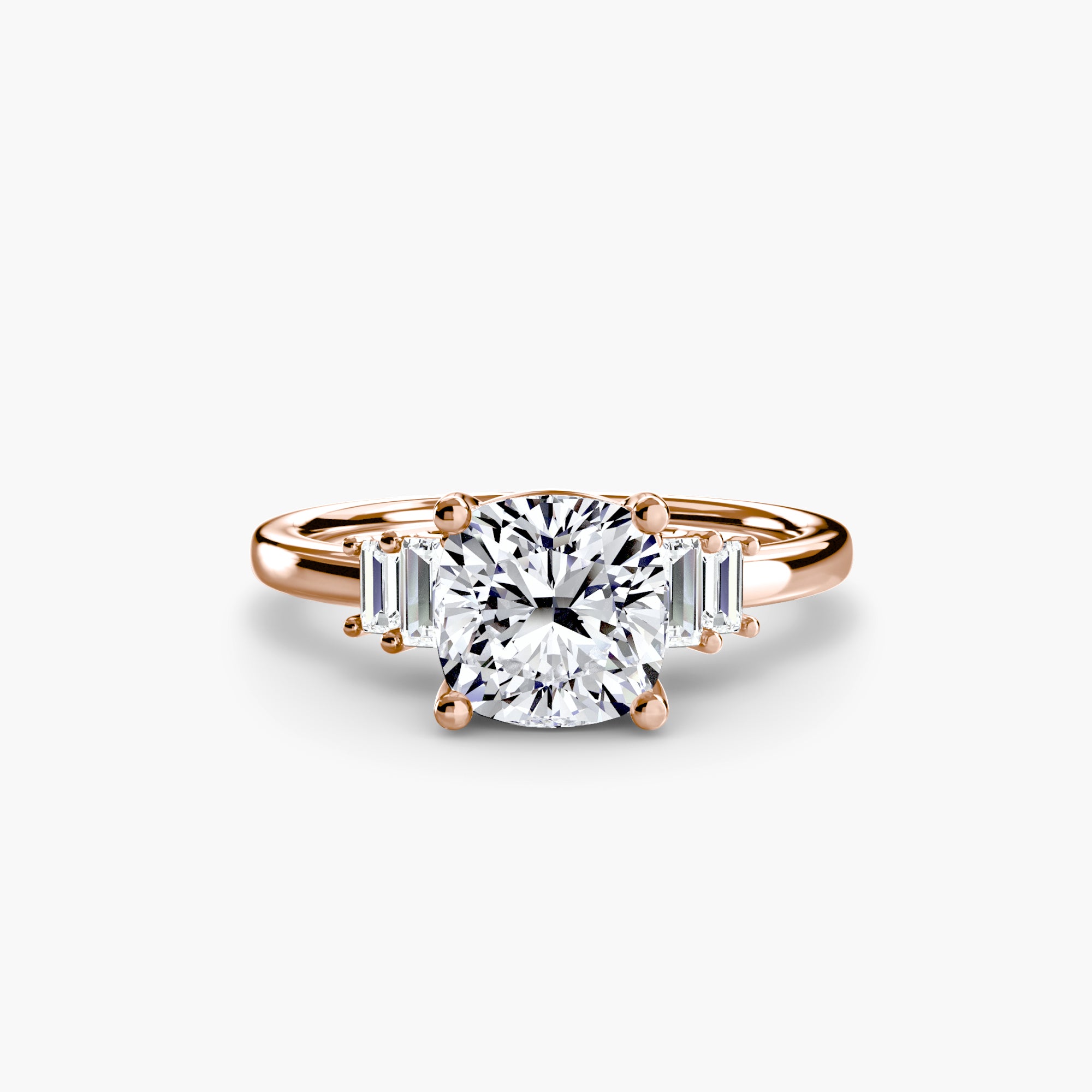 Inel Baguette Accent Solitaire