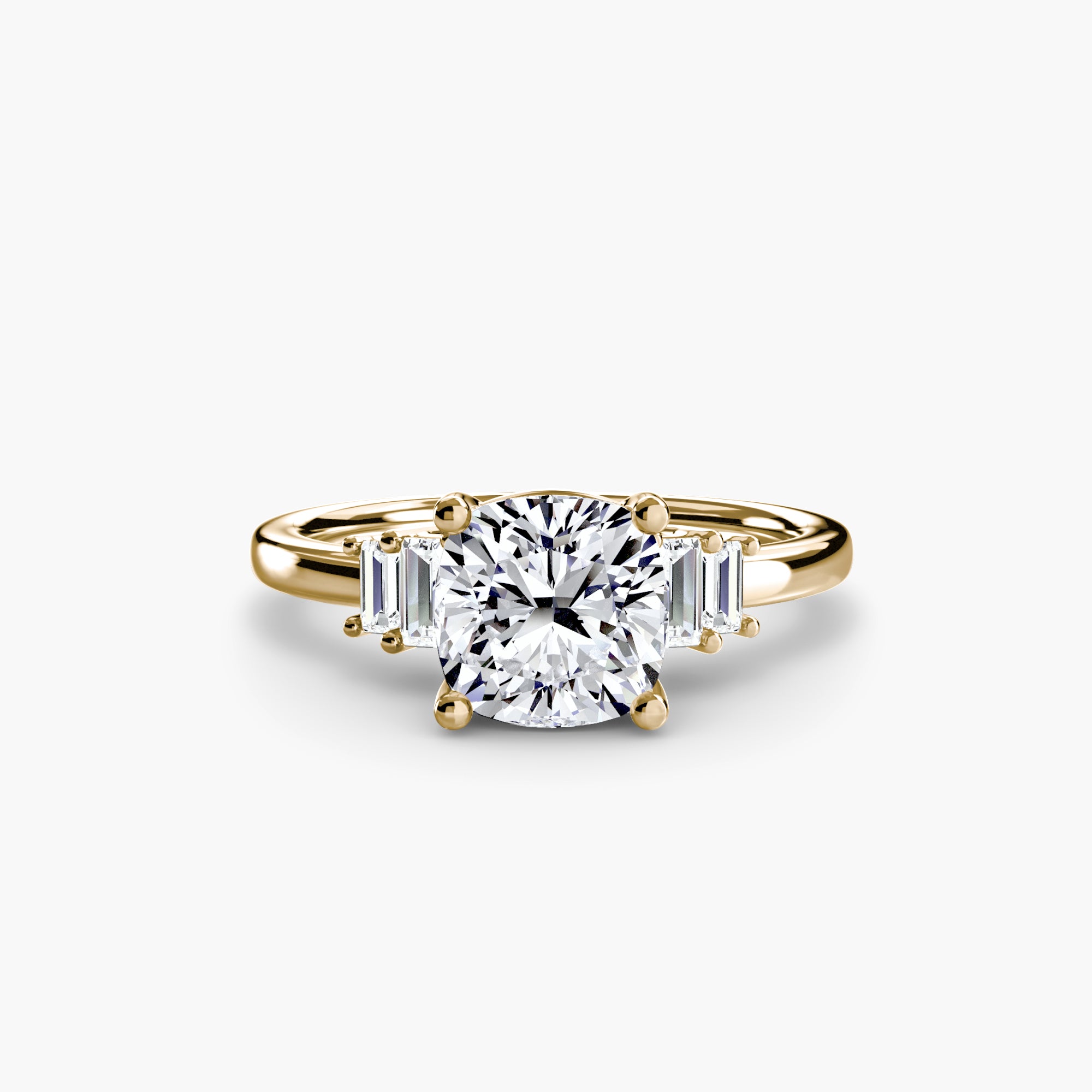 Inel Baguette Accent Solitaire