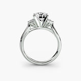 Inel Solitaire cu Montura Lateral