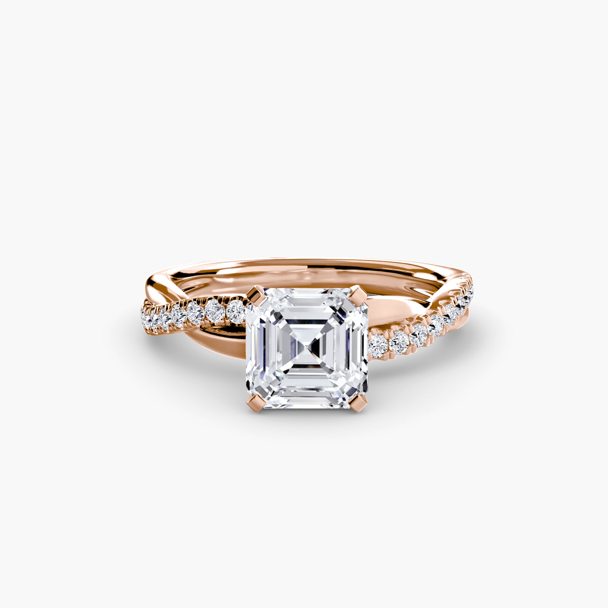 Inel Spiral Pave