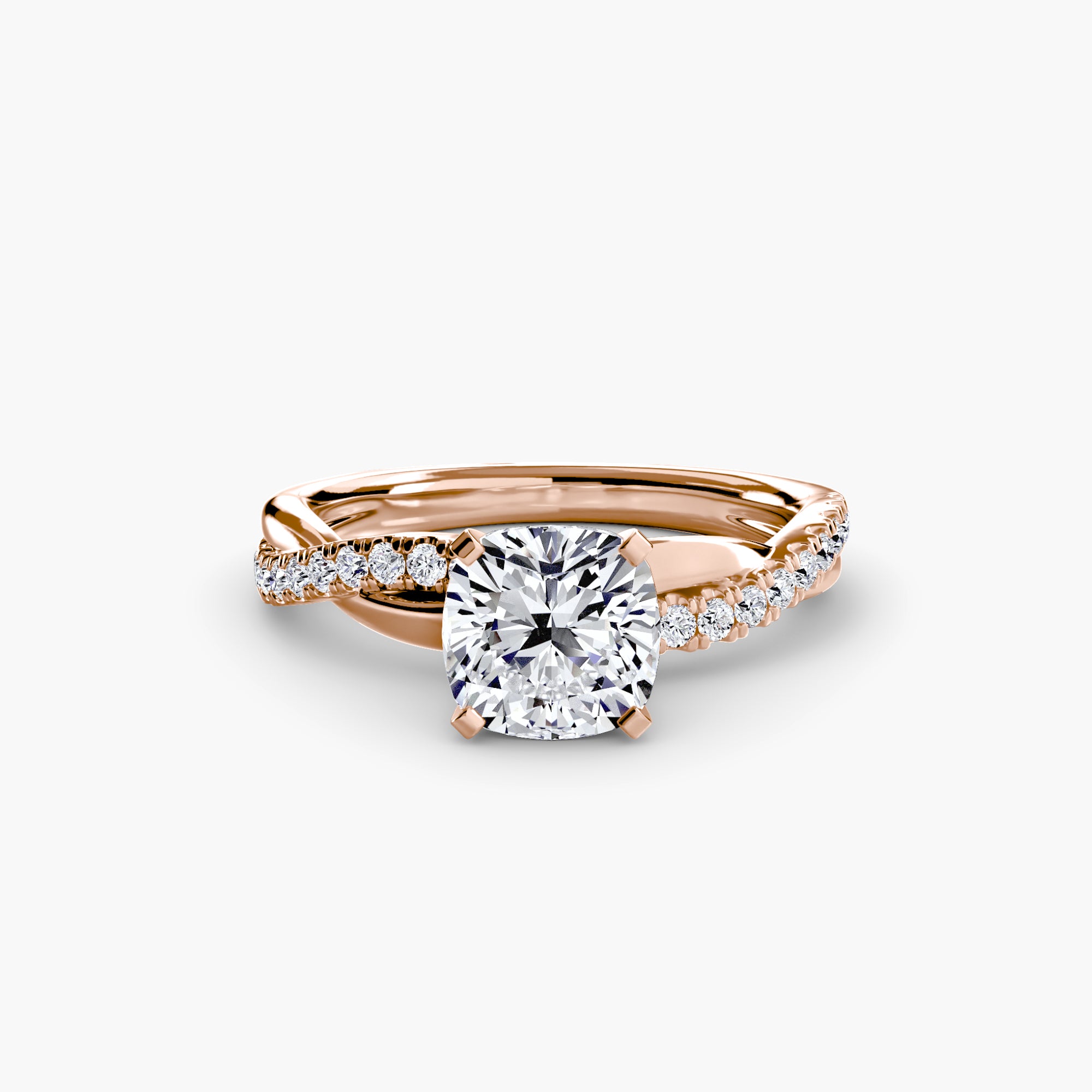 Inel Spiral Pave