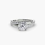 Inel Spiral Pave