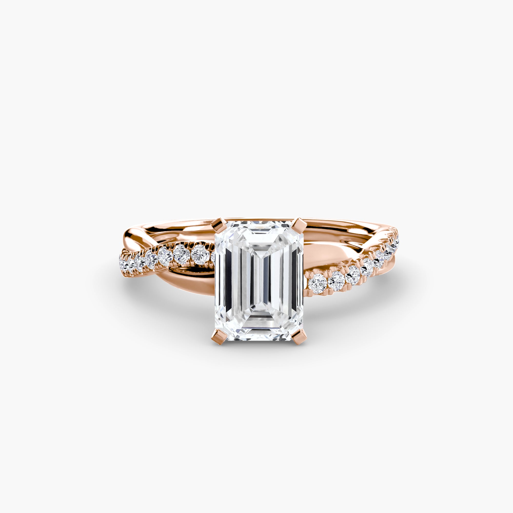 Inel Spiral Pave