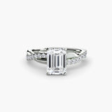 Inel Spiral Pave