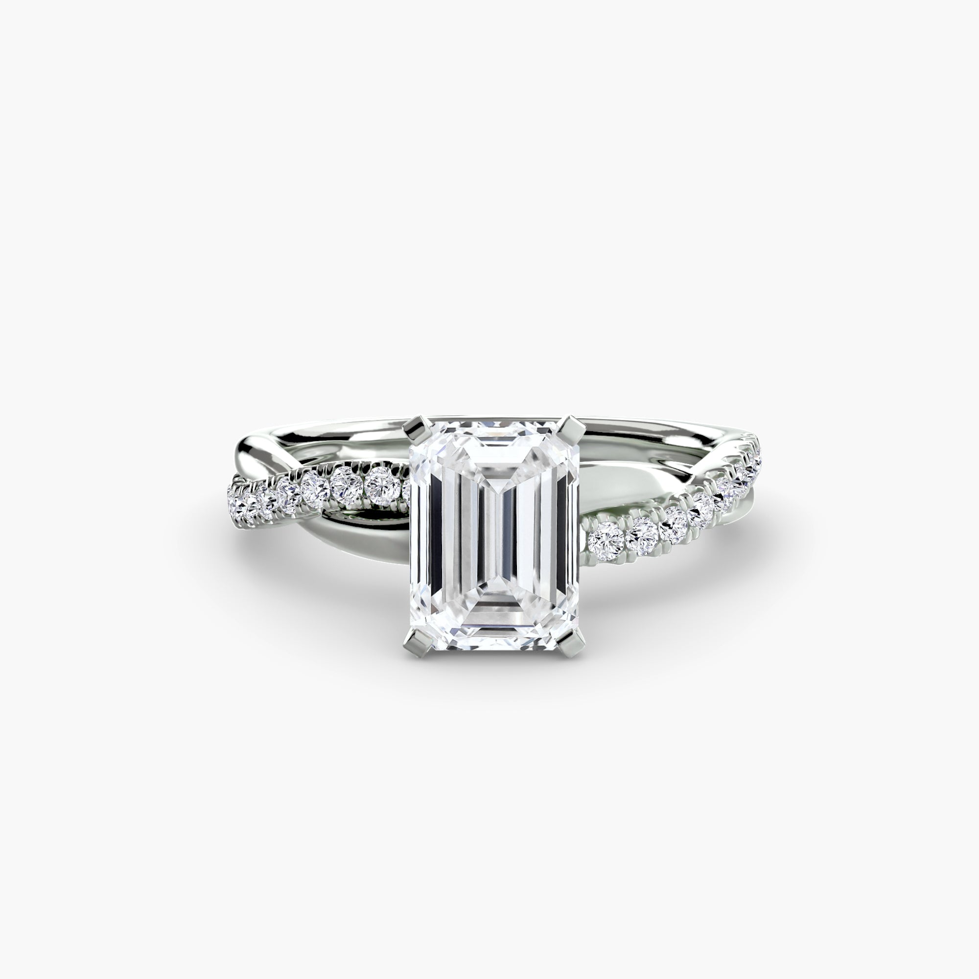 Inel Spiral Pave