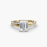 Inel Spiral Pave