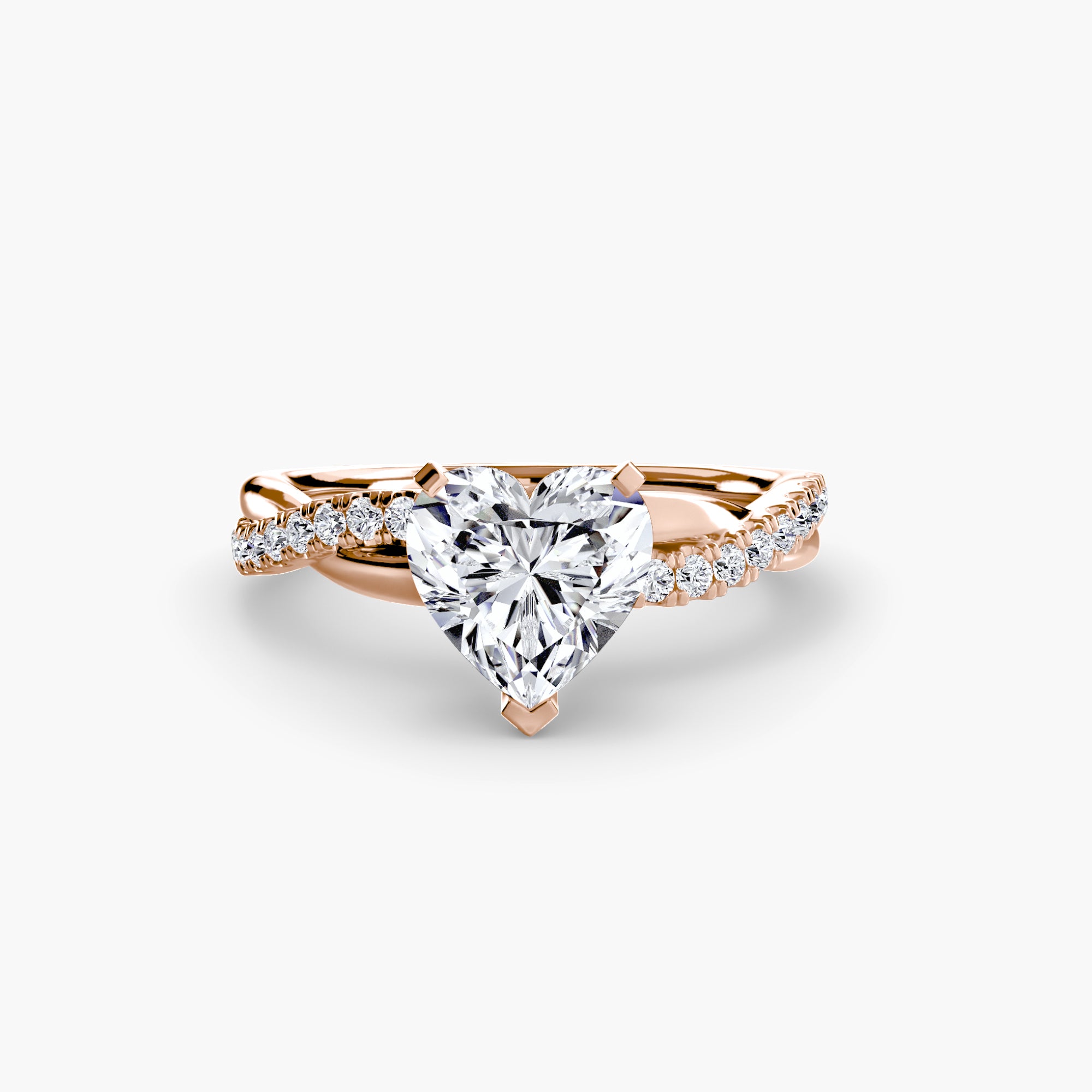Inel Spiral Pave