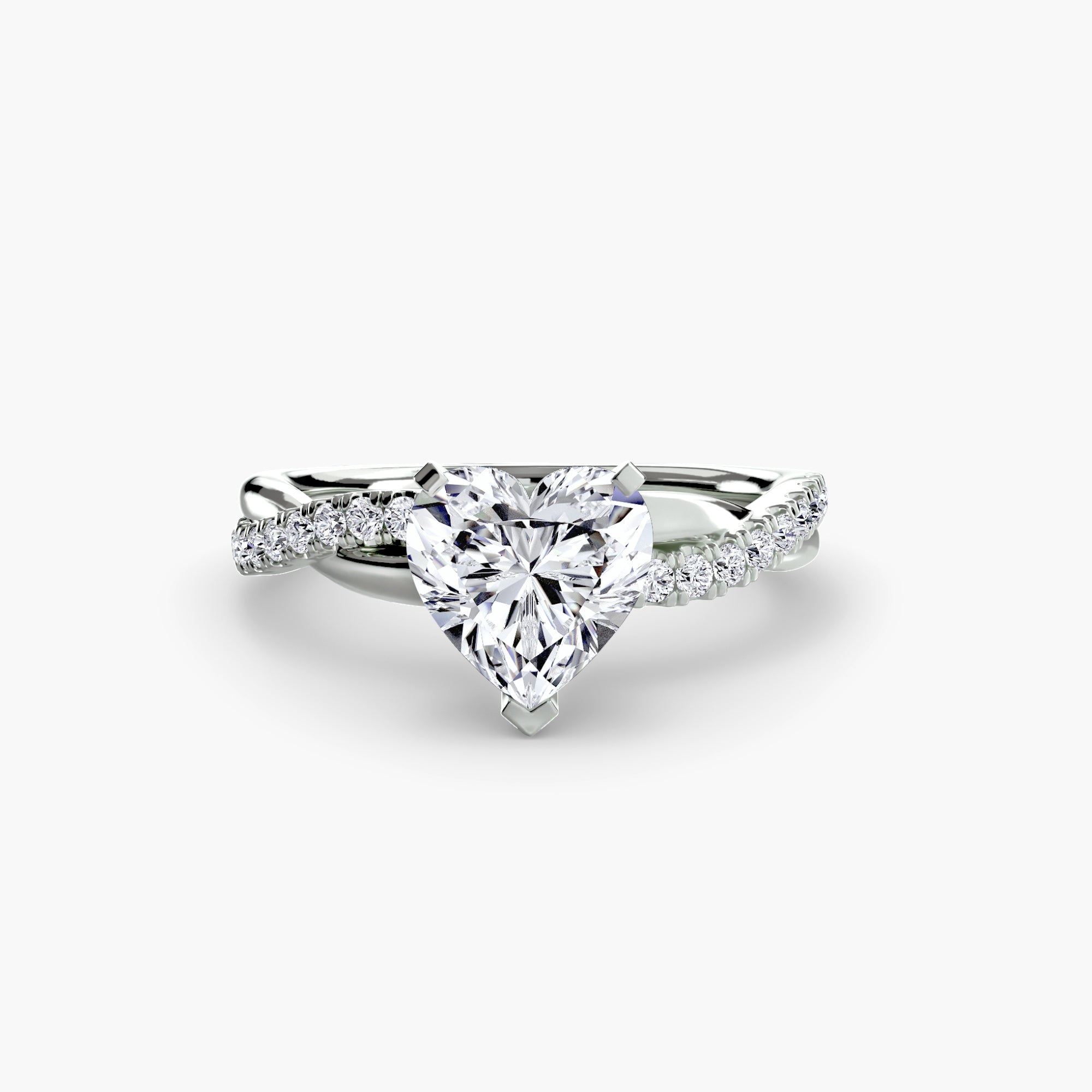 Inel Spiral Pave
