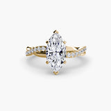 Inel Spiral Pave