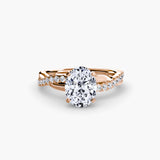 Inel Spiral Pave