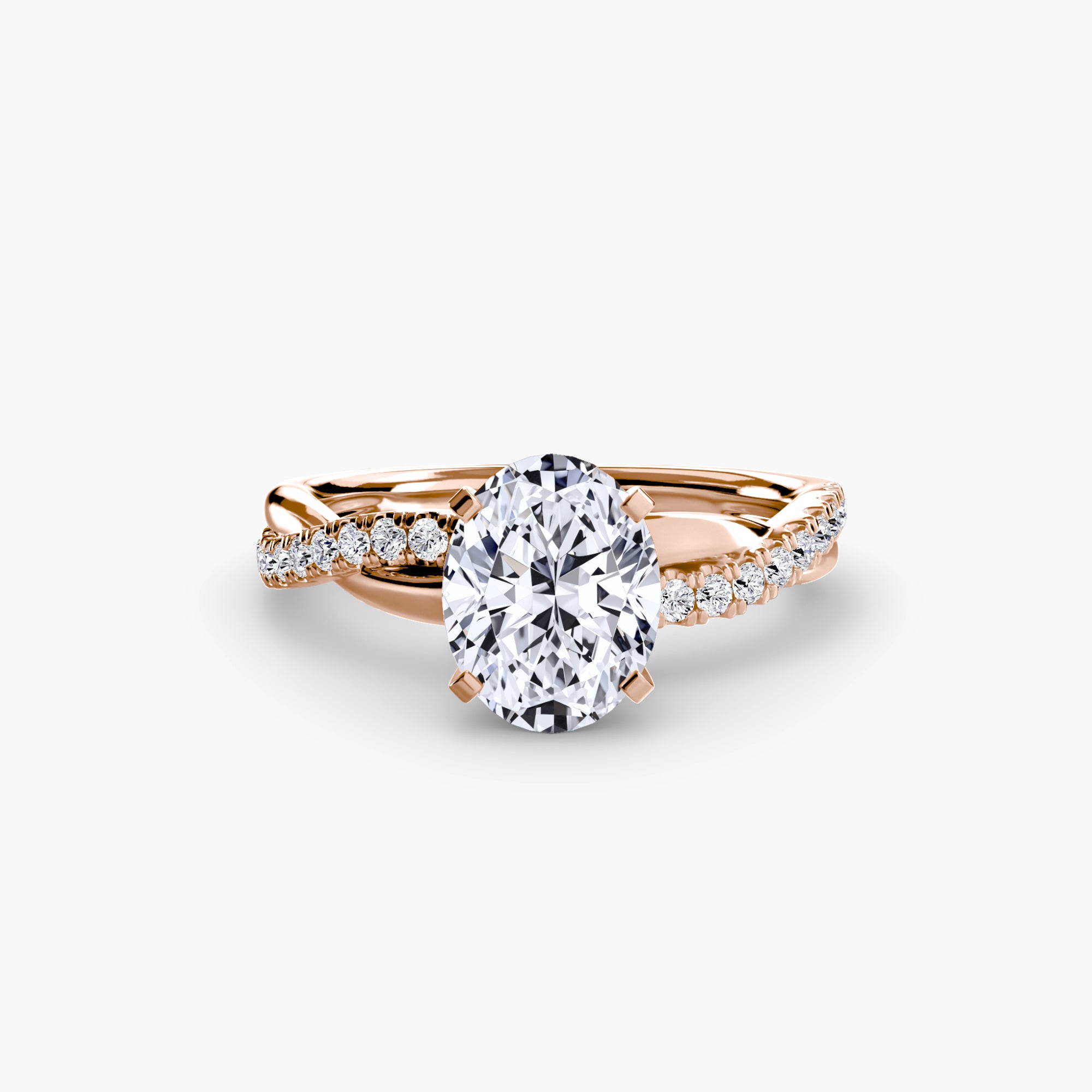 Inel Spiral Pave
