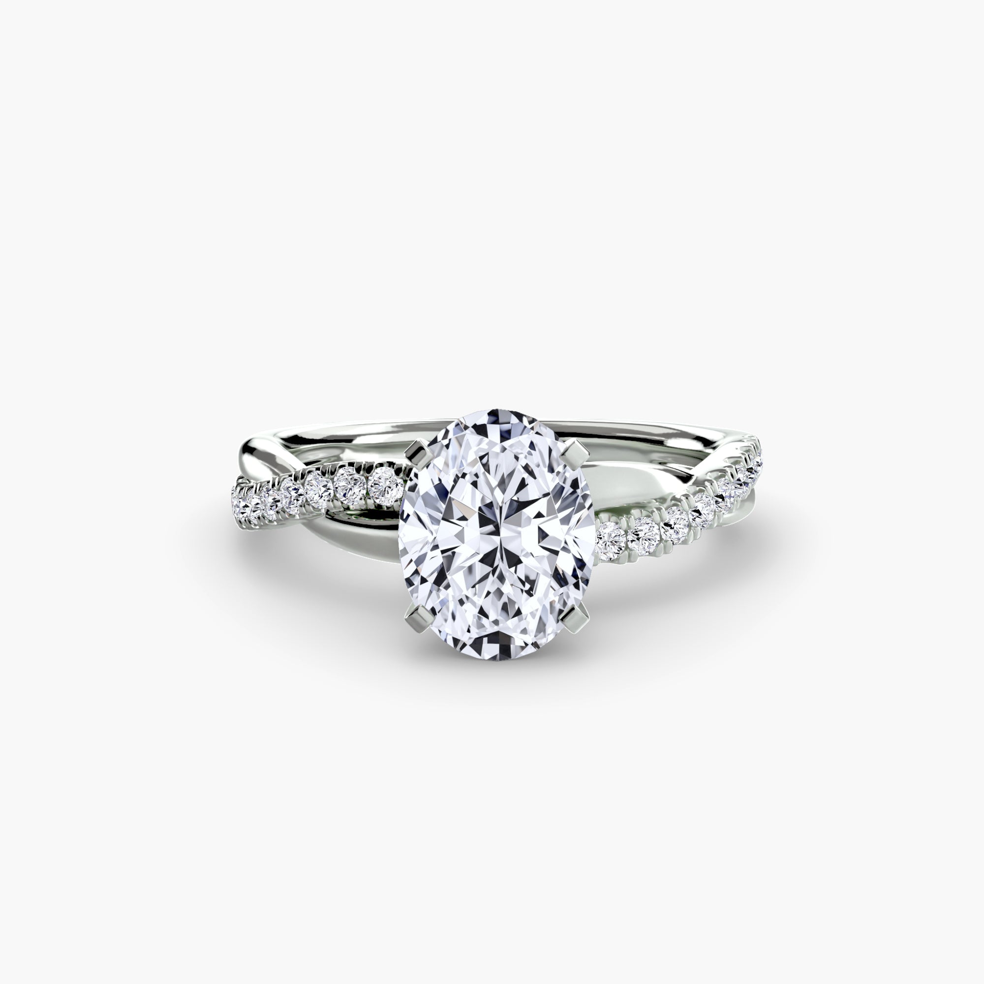 Inel Spiral Pave