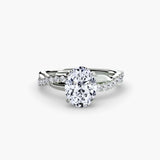 Inel Spiral Pave