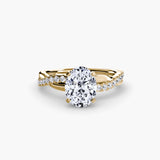 Inel Spiral Pave